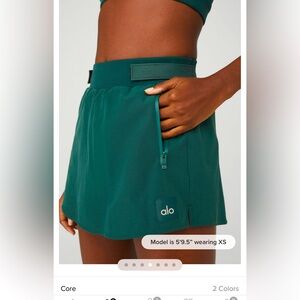 High waist elevation mini skirt 💚